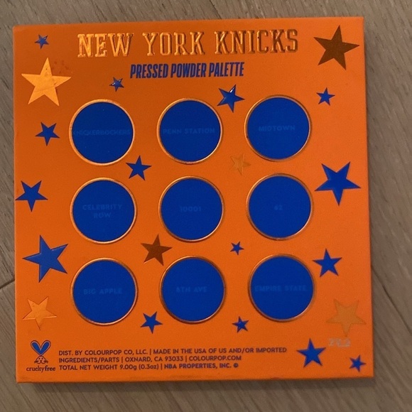 Colourpop x NBA Collab New York Knicks Palette - Picture 7 of 7